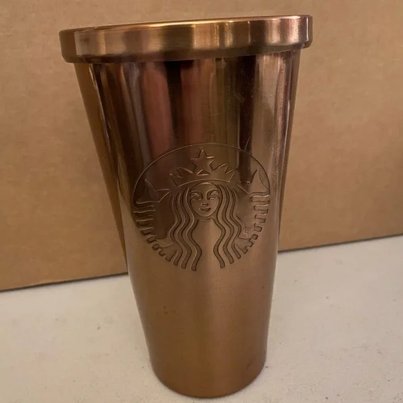 Starbucks | Dining | Bronze Starbucks Cup | Poshmark